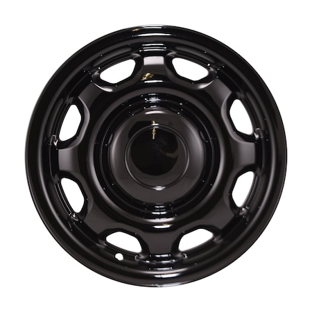Coast2Coast 17", 8 Hole, Painted, Gloss Black, Automotive Grade ABS, Set Of 4, Fits Over And Into OEM Wheel IWCIMP80BLK